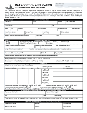 Cat Adoption Application