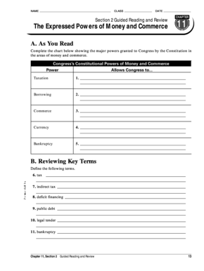 Marquette method chart - section 2 guided reading and review the expressed powers of money and commerce