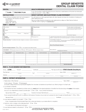 Dental Claim Form
