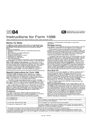 Instructions for Form 1098