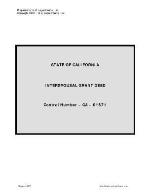 California Intersposal Grant Deed