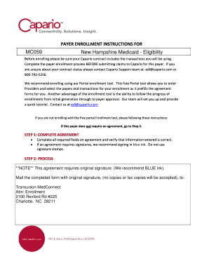 NH Title XIX EDI Registration Form