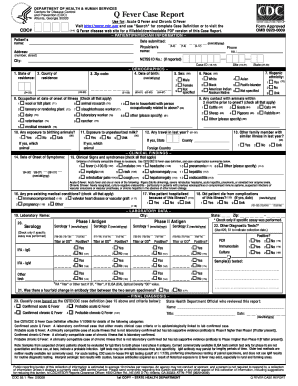 CDC Q Fever Case Report