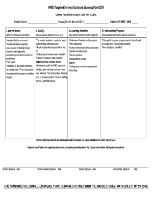 HVED Continual Learning Plan