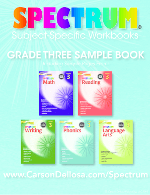 GRADE THREE SAMPLE BOOK