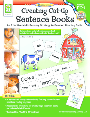 Creating Cut-Up Sentence Books