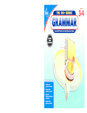 Grammar Practice Workbook for Grades 3-4