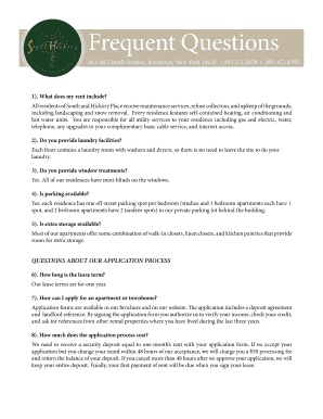 Rental Application Form