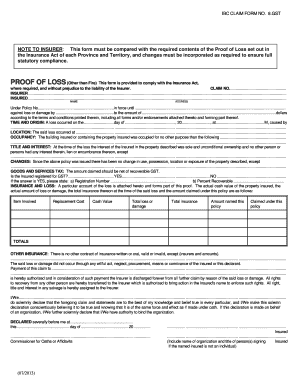 IBC Claim Form 8.GST