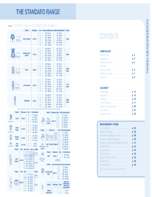 Thuasne Lymphology Measurement Forms