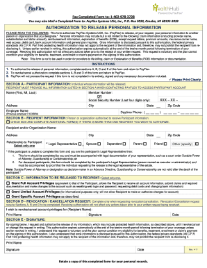 Authorization to Release Personal Information
