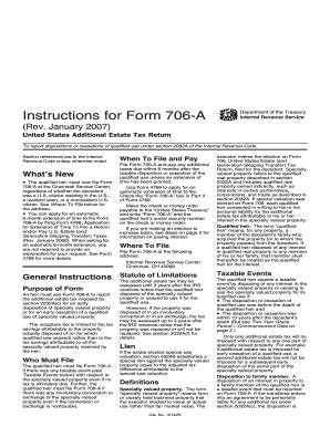 Instructions for Form 706-A