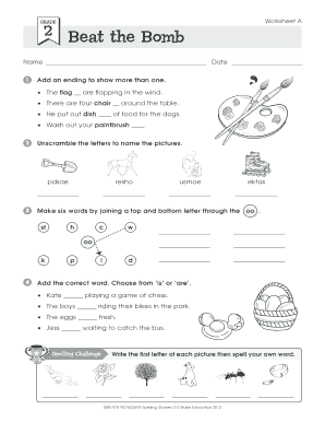 Spelling Games Worksheet