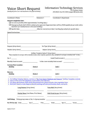 Iowa State University IT Services Request Form