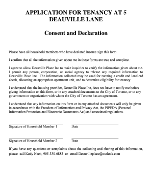 Residential Rental Application
