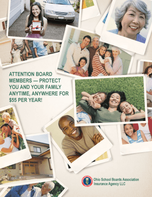 Ohio School Board Member AD&D Insurance Enrollment Form
