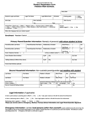 Student Registration Form