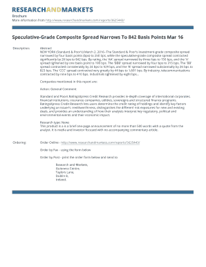 Speculative-Grade Composite Spread Report