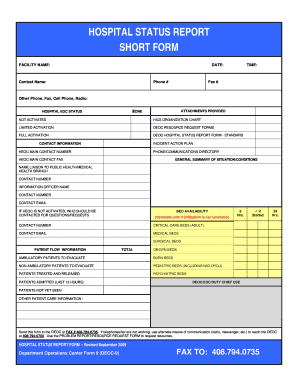 REVISED HOSPITAL STATUS 9 REPORT AUG 2009.doc - sccgov