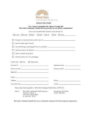 Donation Form