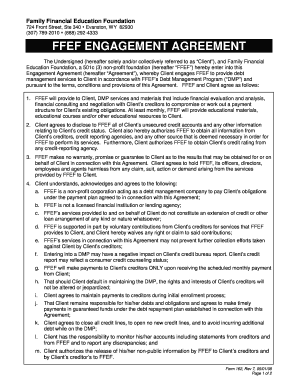 FFEF Engagement Agreement