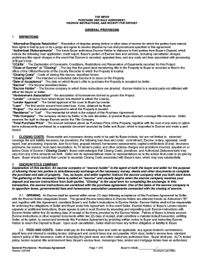 The Mews Purchase and Sale Agreement
