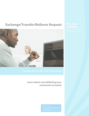 Retirement Account Exchange/Transfer/Rollover Request