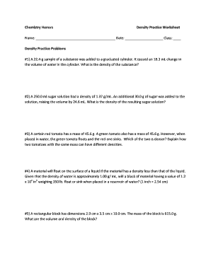 Baseball scoring sheet - density word problems worksheet