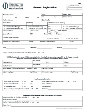 Patient Registration Form