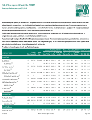 State of Alaska Supplemental Annuity Plan - 98214-03