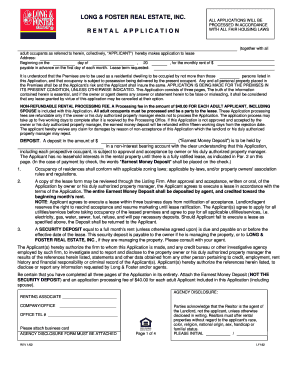 Residential Rental Application