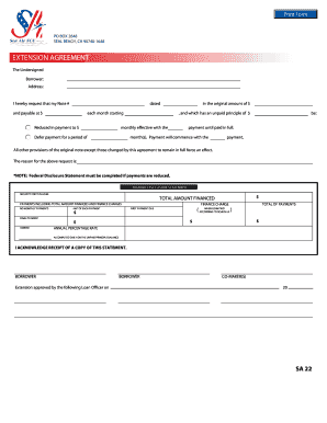 Loan Extension Agreement