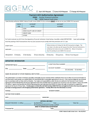 ACH Payment Authorization Agreement