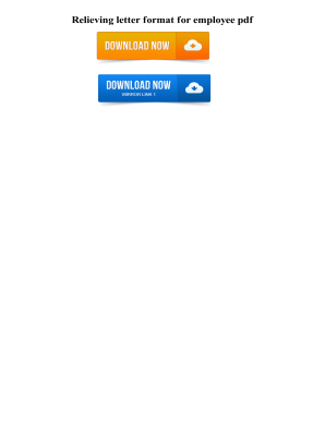 Employment letter format in word - releiving letter