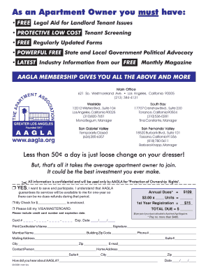AAGLA Membership Application Form