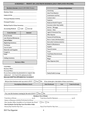 Schedule C - Profit or Loss from Business