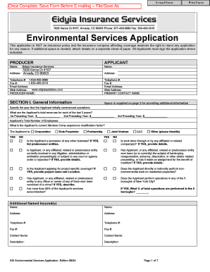 ASI Environmental Services Application