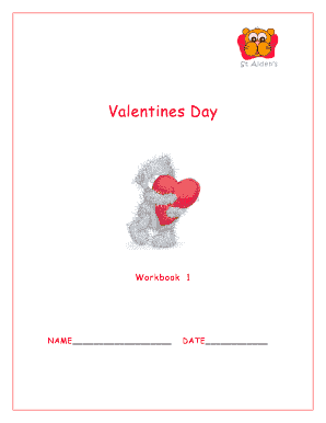 Valentine's Day Workbook