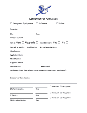 Purchase Request Form