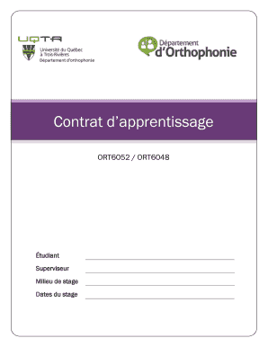 Contrat d’apprentissage