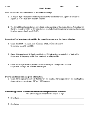 Geometry Reasoning Worksheet