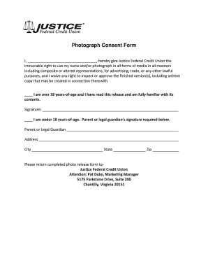 Photograph Consent Form