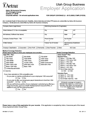Utah Group Business Employer Application