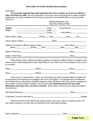 Emergency Contact Form