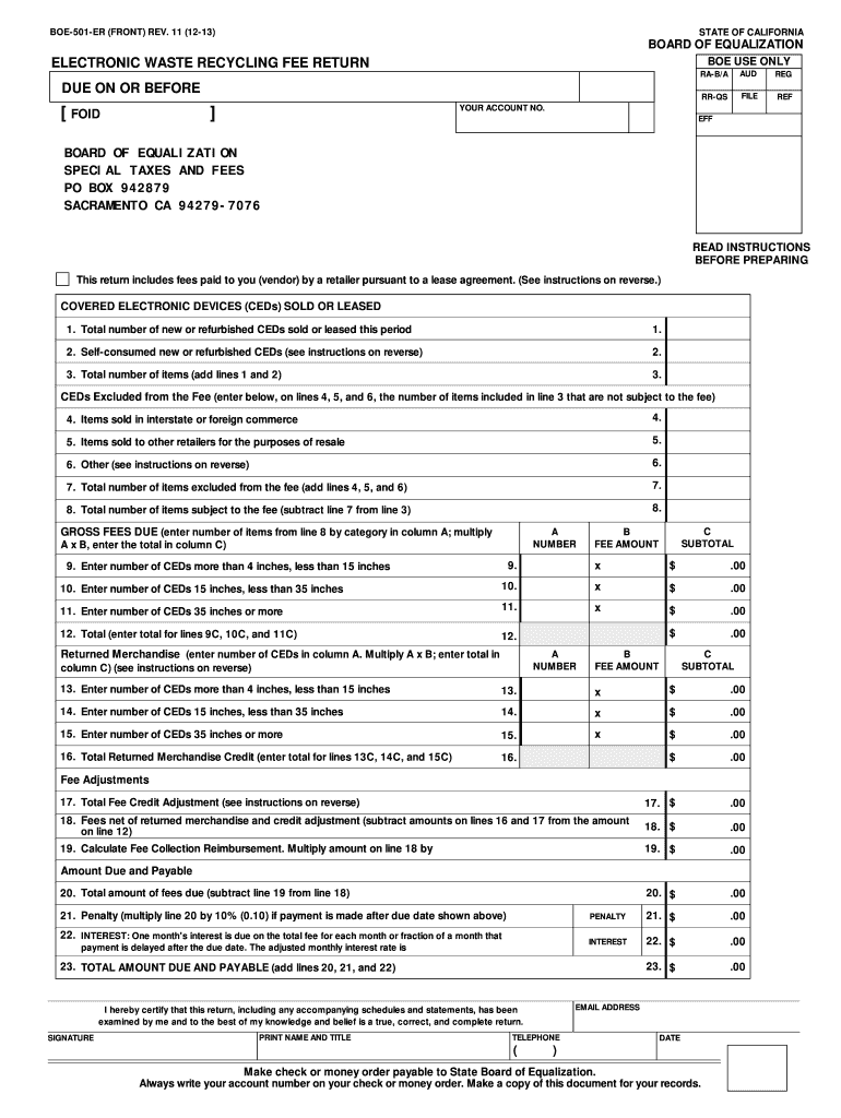 ca electronic waste recycling fee Preview on Page 1