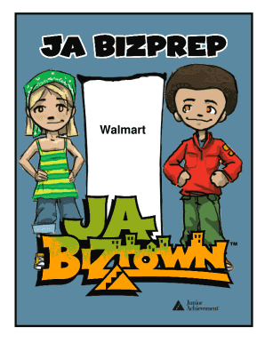 Fillable Online JA BizTown BizPrep Fax Email Print - pdfFiller