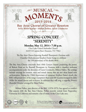 SPRING CONCERT SERENITY - Bay Area Chorus