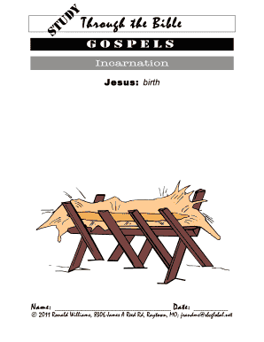 Bible Study Worksheet on Taxes and Jesus' Birth