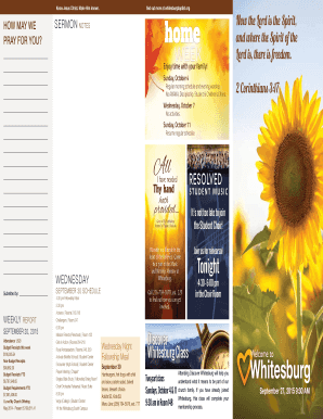 Whitesburg Baptist Church Weekly Report