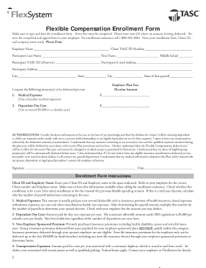 Flexible Compensation Enrollment Form